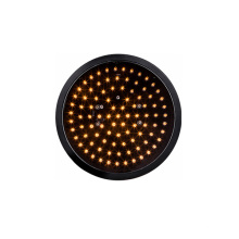 200mm 8 pulgadas LED de luz de tráfico amarillo óptico óptico ámbar